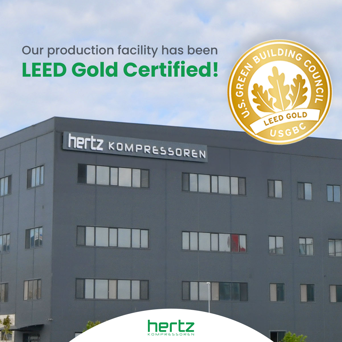 We Received LEED GOLD Certification