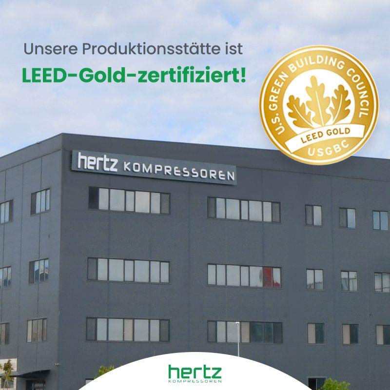 Wir haben die LEED GOLD Zertifizierung erhalten